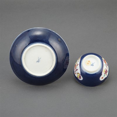 Lot 295 - Meissen Porcelain Teabowl and Saucer Circa...