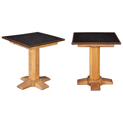 Lot 242 - 20th Century Design Pair of Side Tables Slate...