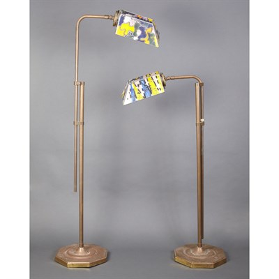 Lot 212 - 20th Century Design Pair of Floor Lamps Brass...