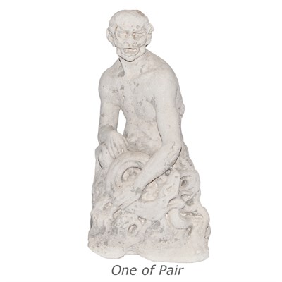 Lot 428 - Two Composition Figures of Gargoyles Height 29...