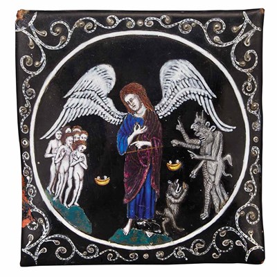 Lot 301 - Limoges Enamel Plaque Probably 16th century...