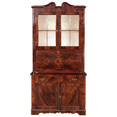 Lot 263 - American Restauration Mahogany Secretary...
