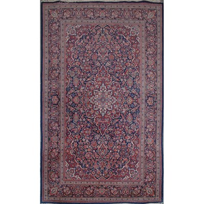Lot 387 - Kashan Rug Central Persia, second quarter of...