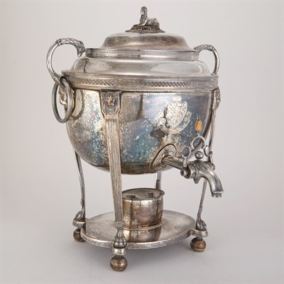 Lot 154 - Regency Sheffield Silver Plated Hot Water Urn...