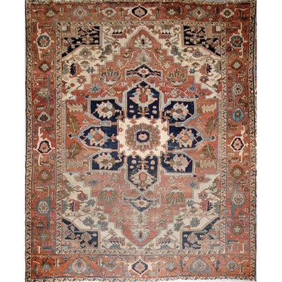 Lot 267 - Heriz Carpet Northwest Persia, late 19th...