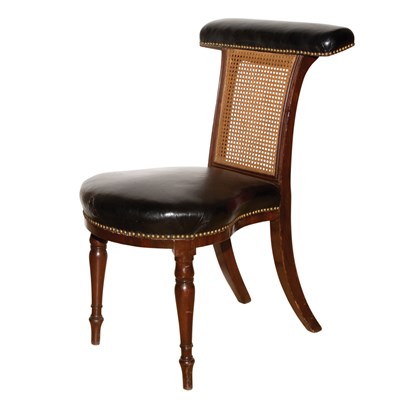 Lot 144 - Regency Style Mahogany Cock Fighting Chair