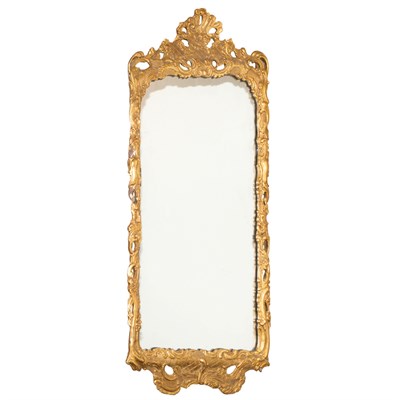 Lot 176 - Georgian Style Giltwood Mirror Height 51...