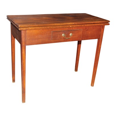 Lot 170 - Georgian Style Mahogany Fold-Over Table Height...