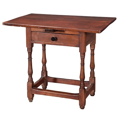 Lot 234 - Queen Anne Pine and Maple Tavern Table The...