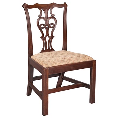 Lot 244 - Set of Four George III Style Mahogany Side...