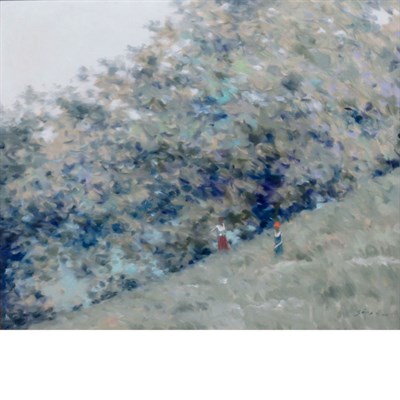 Lot 26 - Andre Gisson American, 1921-2003 Ladies in a...