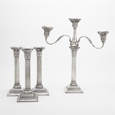 Lot 214 - Set of Four Gorham Sterling Silver...