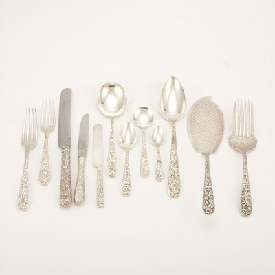 Lot 222 - Assembled S. Kirk & Co. Sterling Silver...