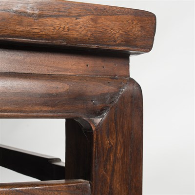 Lot 124 - Chinese Puddingstone Inset Elm Brazier Table...