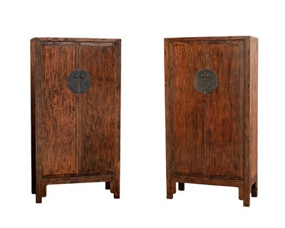 Lot 160 - Pair of Chinese Yumu Cabinets 19th Century...