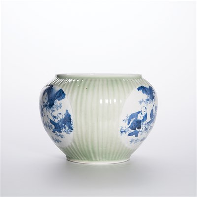 Lot 271 - Chinese Blue, White and Celadon Glazed...