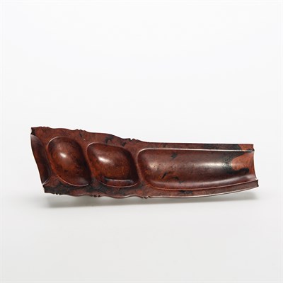 Lot 159 - Chinese Burlwood Wrist Rest 18th/19th Century...