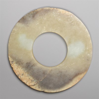 Lot 81 - Chinese Archaic Jade Huan Disc Han Dynasty Of...