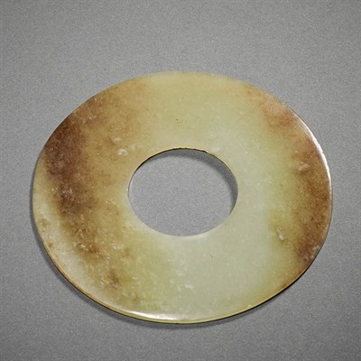 Lot 80 - Chinese Archaic Jade Bi Han Dynasty Of...