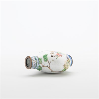 Lot 259 - Chinese Famille Rose Enamel Snuff Bottle Qing...