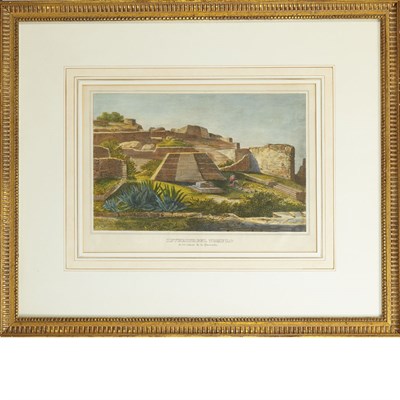 Lot 109 - After Carl Nebel INTERIOR DEL TEMPLO DE LAS...