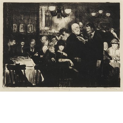 Lot 11 - George Bellows (1882-1925) ARTISTS' EVENING...