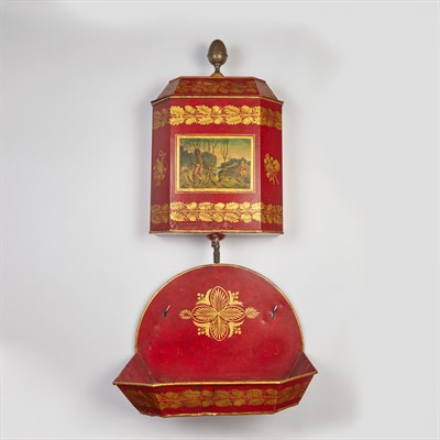 Lot 331 - Continental Painted Tole Lavabo 19th Century...