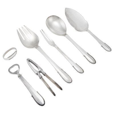 Lot 264 - Group of Georg Jensen Sterling Silver Serving...