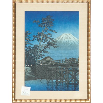 Lot 236 - Two Framed Kawase Hasui Woodblock Prints...
