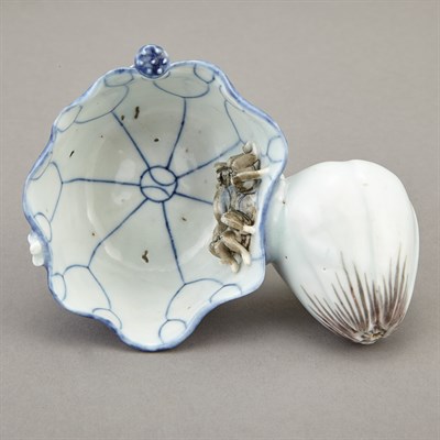 Lot 171 - Chinese Blue, Red and White Glazed Porcelain...