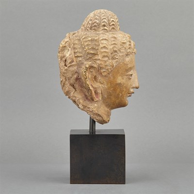 Lot 38 - Gandharan Stucco Head of Buddha 3rd/4th...