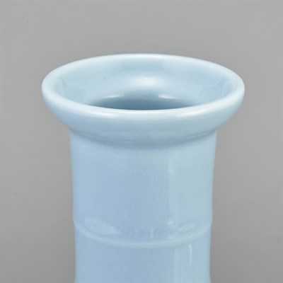 Lot 178 - Chinese Sky Blue Glazed Porcelain Vase...