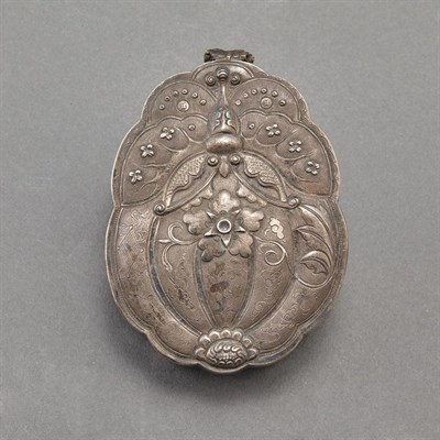 Lot 304 - Chinese Silver Repousse Box 19th Century The...