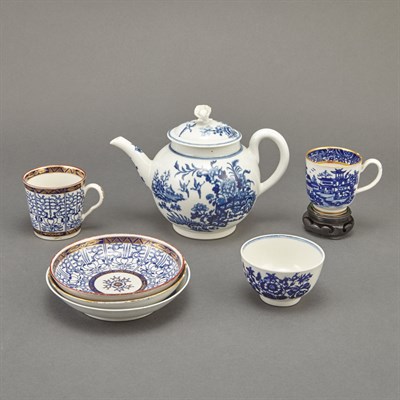 Lot 428 - Group of Six Worcester Porcelain Table...