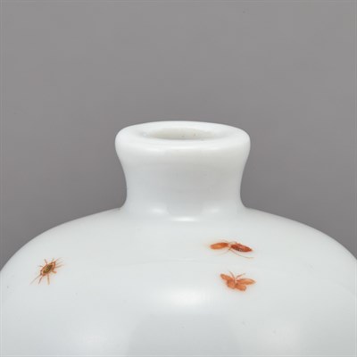 Lot 199 - Chinese Iron Red Glazed Porcelain Meiping...