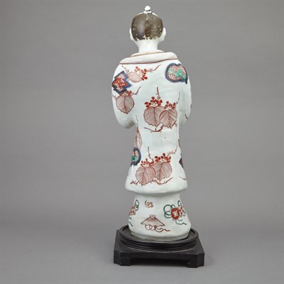 Lot 18 - Japanese Arita Model of an Actor Edo Period...