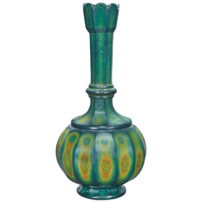Lot 178 - Lithyalin Glass Vase Late 19th century Of...