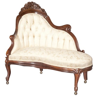 Lot 410 - Pair of American Rococo Revival Carved and...