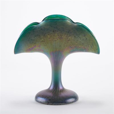 Lot 405 - Bohemian Glass Vase Attributed to Loetz, circa...