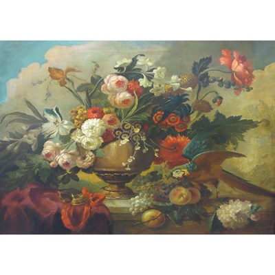 Lot 43 - Belgian School 19th/20th Century Still Life...
