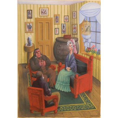 Lot 13 - Lucille J. Corcos American, 1908-1973 Parlor...