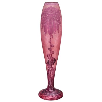 Lot 455 - Le Verre Francais Art Deco Acid Etched Cameo...
