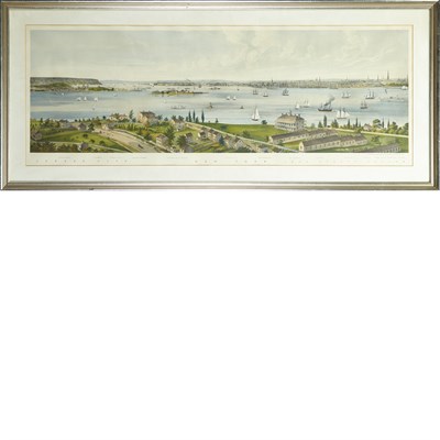 Lot 118 - C. W. Burton JERSEY CITY, NEW YORK FROM STATEN...