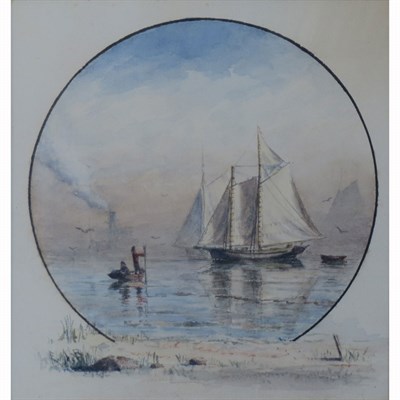 Lot 7 - Evelyn M. Bicknell American, 1857-1936 Ships...