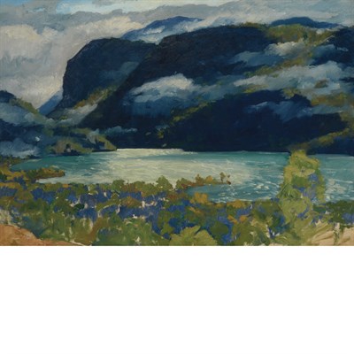 Lot 77 - Jonas Lie American/Norwegian, 1880-1940 A...