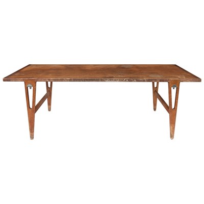 Lot 397 - Hans Wegner Danish, 1914-2007 Keyhole Dining...