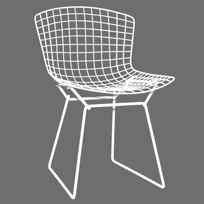 Lot 176 - Group of Nine Painted Metal Bertoia Chairs
