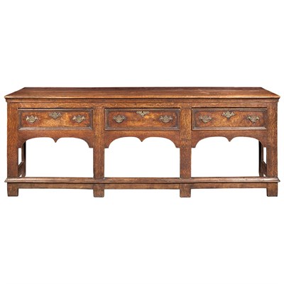 Lot 96 - Welsh Oak Dresser Base 18th Century The...
