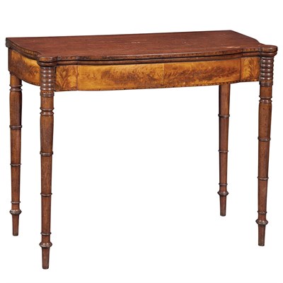 Lot 248 - Pair of Federal Inlaid Mahogany and Flame...