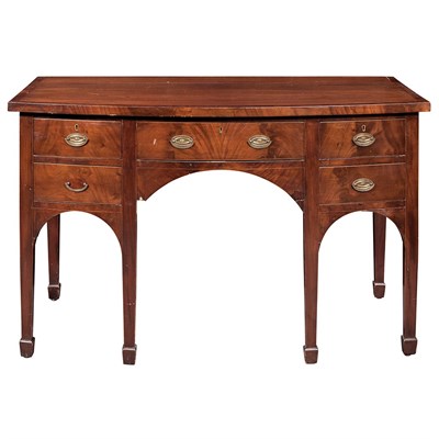Lot 149 - George III Style Mahogany Bowfront Diminutive...